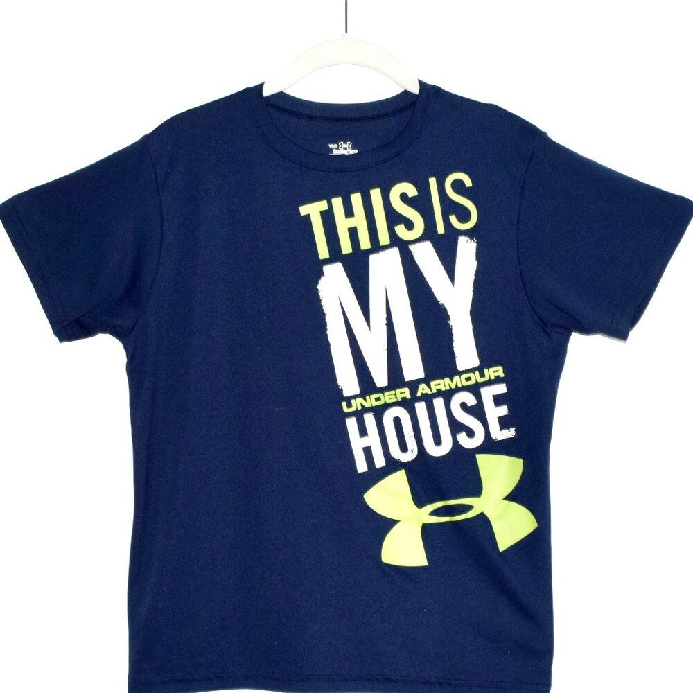 Under Armour Heatgear Crewneck Short Sleeve T-Shirt - Youth Large